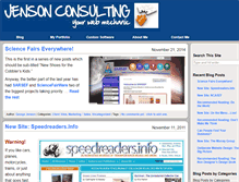 Tablet Screenshot of georgejenson.com